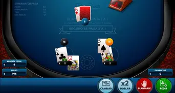 Podrás cambia las segundas cartas de cada mano entre sí