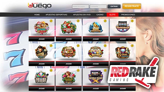 Las slots de Red Rake, disponibles en iJuego.es