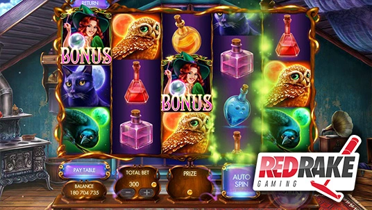 Red Rake estrena la slot “La Bruja Myrtle”