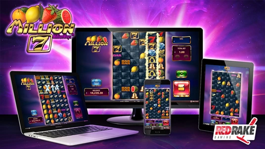 1 million ways to win with the new MILLION 7 video slot