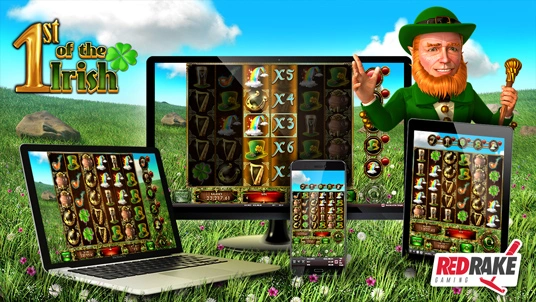 1st of the Irish, the new cluster video slot from Red Rake