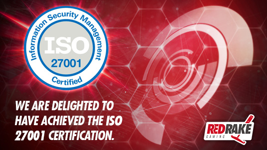 Red Rake Gaming receives ISO/IEC 27001 certification
