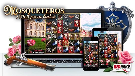 Red Rake Gaming lanza 'Mosqueteros 1 Wild Para Todos'