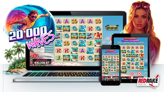 Red Rake Gaming se sube a la ola con 20 000 Waves