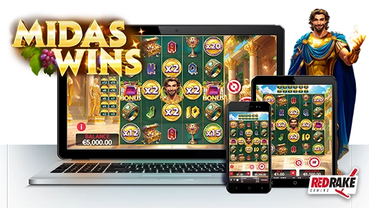 Midas Wins: La leyenda del Rey Midas llega a Red Rake Gaming