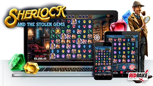 Red Rake Gaming Unveils “Sherlock and the Stolen Gems”