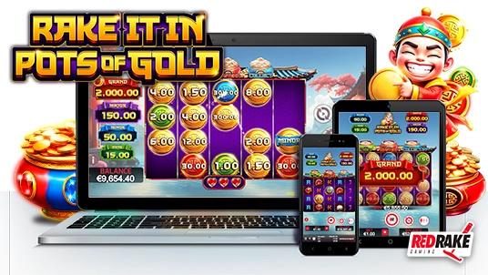 Rake it in Pots of Gold llega con mecánicas explosivas