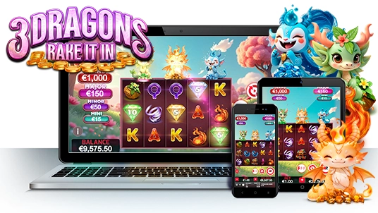 Super Dragons and Wins! 3 Dragons Rake It In launches