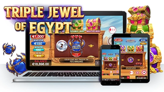 Desvela el tesoro del Antiguo Egipto en Triple Jewel of Egyp