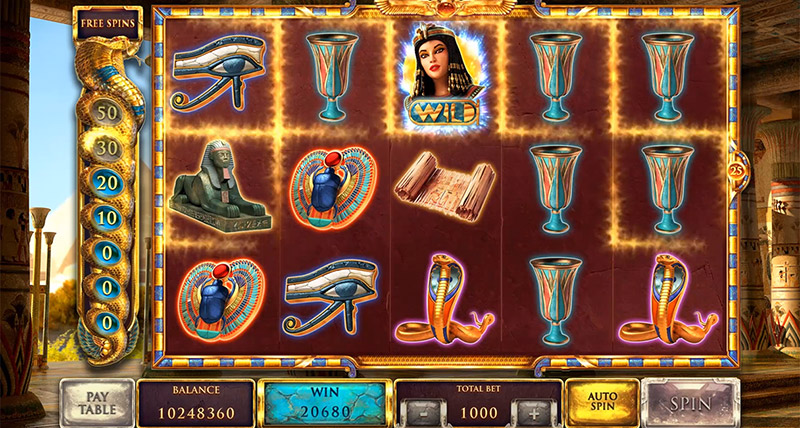 Cleopatra Free Spins