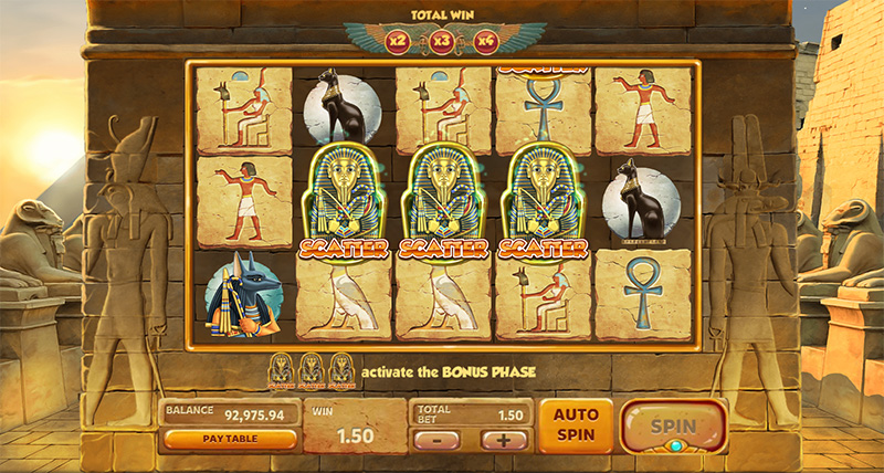 Tutankhamun Scatter