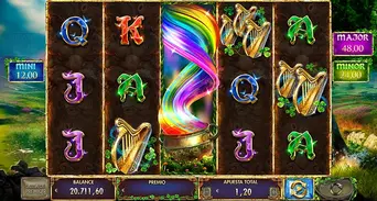 Símbolo caldero arcoíris