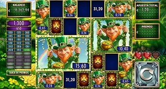 Minijuego fiesta de Leprechauns
