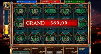 Jackpots “Minor, Major y Grand”