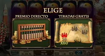 Premio Directo o Tiradas Gratis