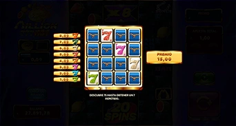 Minijuego “Frenzy 7s”