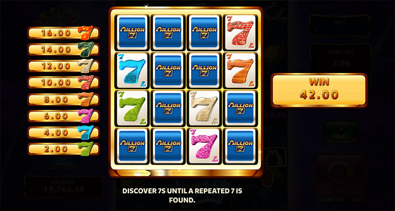 Minigame “Frenzy 7s”
