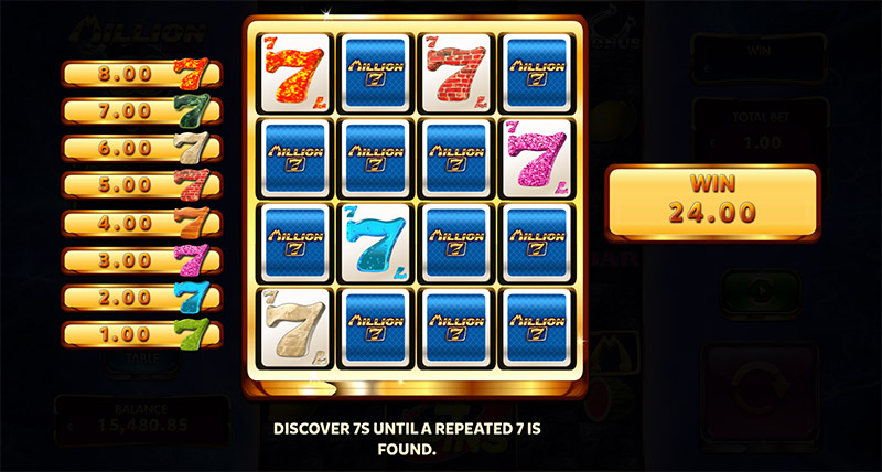 Minigame “Frenzy 7s”