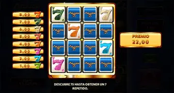 Minijuego “Frenzy 7s”