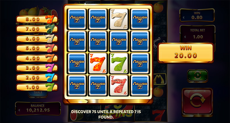 Minigame “Frenzy 7s”