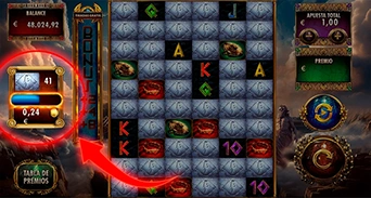 Acumulador del minijuego de Zeus