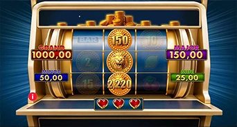 3 monedas rugientes fijas