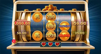 MINI, MINOR, MAJOR, and GRAND prizes