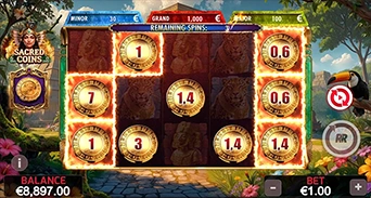 “The Sacred Coins” Mini-game