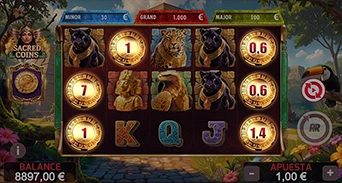 Minijuego “Las monedas sagradas”