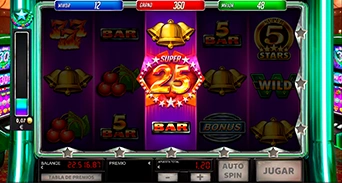 Super 25 Estrellas Wild