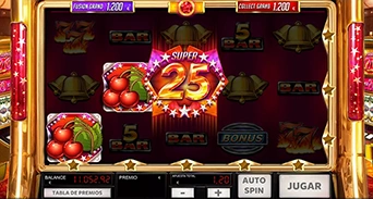 Super 25 Estrellas Wild