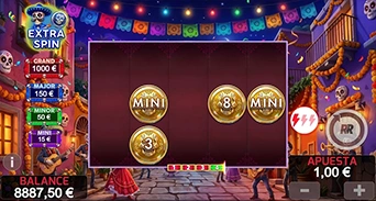 Minijuego extra spin