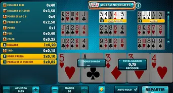 Cualquier jugada igual o superior a una pareja de Js tendrá premio