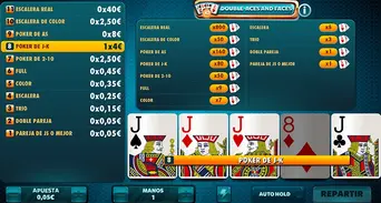 Duplica tus premios con un Poker de figuras