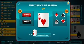 Minijuego (Doble o Nada), donde podrás multiplicar tus ganancias