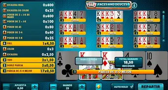 Cualquier jugada igual o superior a una pareja de Ks tendrá premio