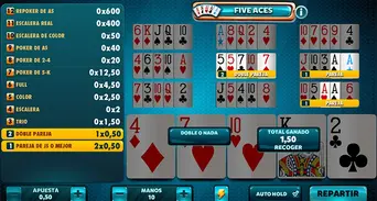 Cualquier jugada igual o superior a una pareja de Js tendrá premio