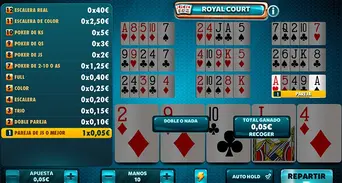 Cualquier jugada igual o superior a una pareja de Js tendrá premio