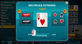 Minijuego (Doble o Nada), donde podrás multiplicar tus ganancias