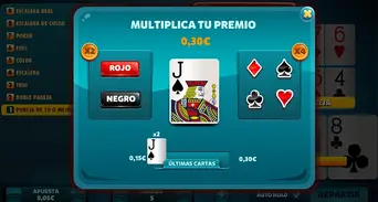 Minijuego (Doble o Nada), donde podrás multiplicar tus ganancias